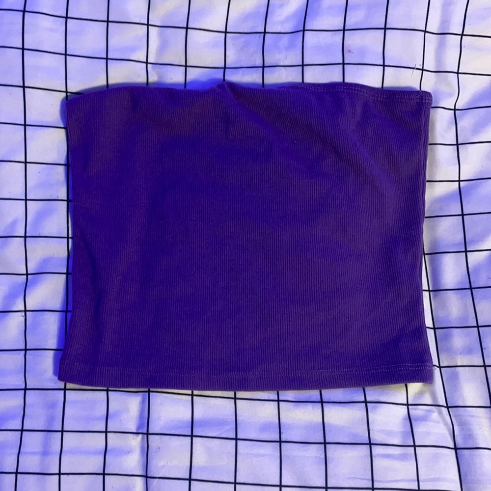 Purple tube top